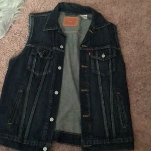 Men Jean Jacket vest